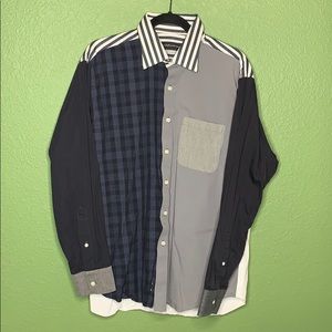 Custom button down